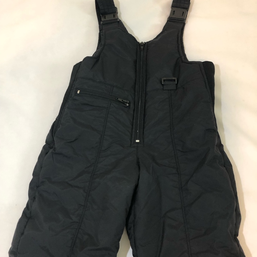 Boy’s Sz. 5-6 Black Chalet Black Insulated Snow Bib